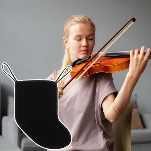 Violin Shoulder Rest with Soft Foam Pad for 4/4-4/3 Violins, Comfortable Violin Chin Rest and Accessories, Black in Saudi Arabia
