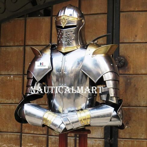 NauticalMart LARP Armour Knight Suit of Armor Medieval Metal Costume Handmade outfit in Saudi Arabia
