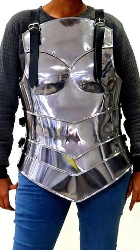 زي بحري مارت لفارس العصور الوسطى للسيدات درع معدني لصدرية LARP-أنيقة للنساء in Kuwait