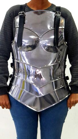 زي بحري مارت لفارس العصور الوسطى للسيدات درع معدني لصدرية LARP-أنيقة للنساء in Kuwait