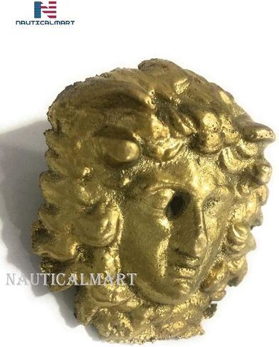 غطاء رأس ثعبان ميدوسا من نوتيكال مارت مع زي الأساطير اليونانية التنين إكسسوار درع العضلات من النحاس in Kuwait