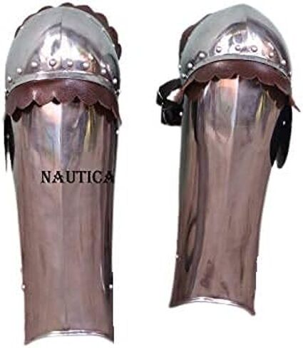درع الساق لحارس الساق من العصور الوسطى من Nautical-Mart، وأرجل اللوحة، وزي بولينز in Kuwait