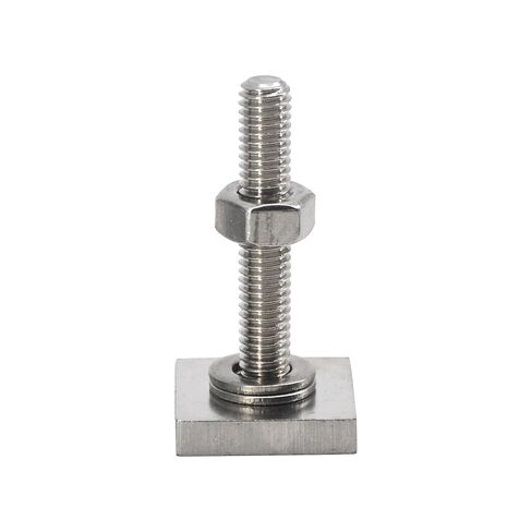 T Track Adapter Bolts 316 Stainless Steel Roof Rack T Slot Bolts with Nut and Washers Square Sliding Blocks for Roof Rack Rail Carrier (M6x35) in Kuwait