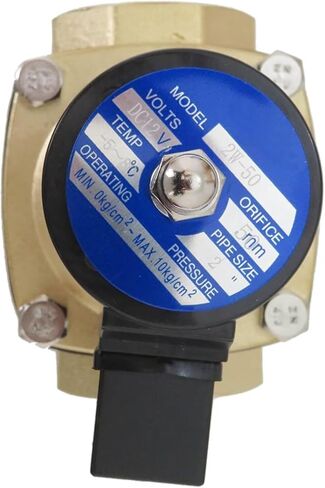 2" Inch 12V DC Brass Electric Solenoid Valve 12 Volt VDC in Saudi Arabia