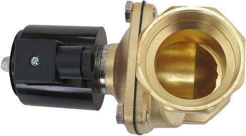 2" Inch 12V DC Brass Electric Solenoid Valve 12 Volt VDC in Saudi Arabia