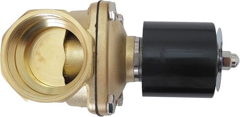 2" Inch 12V DC Brass Electric Solenoid Valve 12 Volt VDC in Saudi Arabia