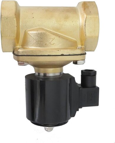 2" Inch 12V DC Brass Electric Solenoid Valve 12 Volt VDC in Saudi Arabia
