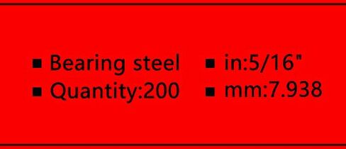 FKG 5/16" Inch Bearing Balls 200 Qty in Saudi Arabia