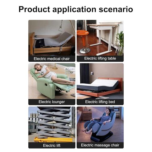 Diydeg Electric Linear Actuator Slide Block, Low Noise Power Recliner Lift Chairs Motor Linear Rail Slide Actuator Slider, Electric Push Rod Slider in Saudi Arabia