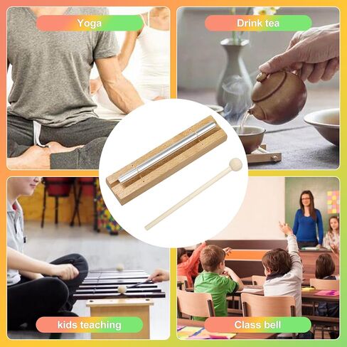 ZukoCert 7-Inch Meditation Bell – Single-Tone Resonance for Classroom Management, Sound Healing, Yoga & Prayer in Kuwait