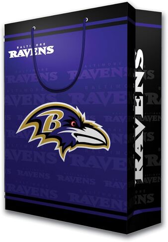 NFL Baltimore Ravens Gift Bag, Large in Saudi Arabia