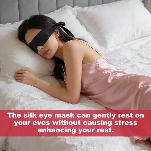 5 Pcs Blindfold for Adults Couples, Soft Imitated Silk Sleep Mask, Adjustable Blackout Eye Cover for Adults Couples Yoga,Travel, Nap, Meditation (Black, Purple, Pink, 2 Wine Red) in Saudi Arabia