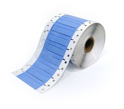 Brady PS-250-2-WT-SC 2" Width x 0.439" Height x 1" Core Diameter, B-342 Heat-Shrink Polyolefin, Matte Finish White PermaSleeve Wire Marking Sleeve (Pack of 500) in Saudi Arabia