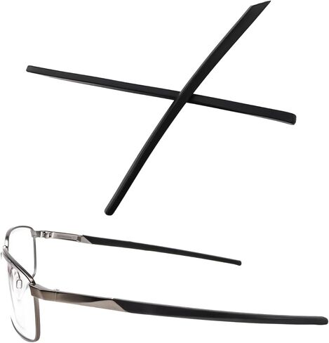 غطاء أذن مطاطي بديل لإطار النظارات Oakley Extender OX3249، أكمام أذن سوداء in Saudi Arabia