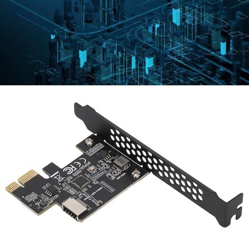 خريطة USB-3.2-PCIE-Riser عالية السرعة مع مكثفات سيراميكية لمحول PCIe-ontype E السريع للكمبيوتر الشخصي (أسود) in Kuwait