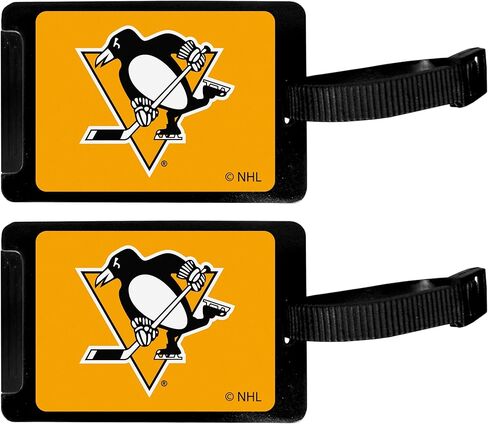 Siskiyou NHL Pittsburgh Penguins® Luggage Tag, 2 pk, Black in Saudi Arabia