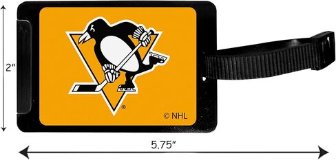 Siskiyou NHL Pittsburgh Penguins® Luggage Tag, 2 pk, Black in Saudi Arabia