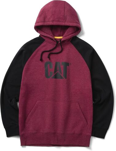 CAT Men's 1050024 Colorblock Raglan Hooded Sweatshirt in Saudi Arabia