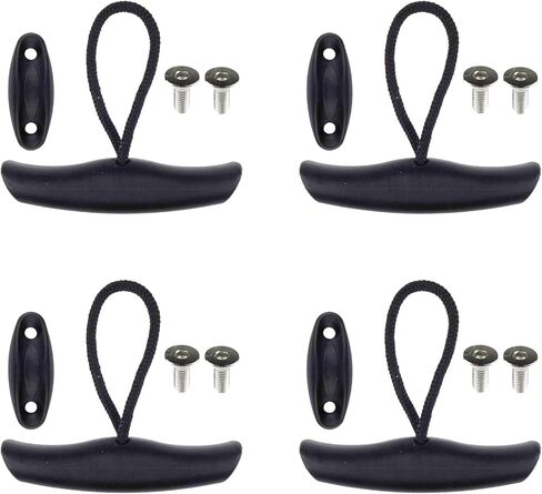 4 Pack Kayak Carry Pull Handle T-Handle with Cord and Pad Eyes Screws in Saudi Arabia