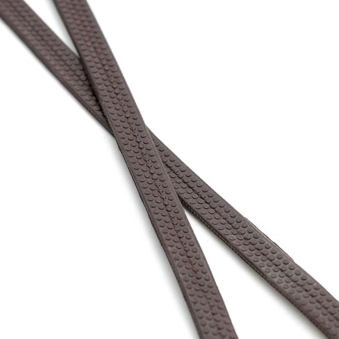 Jeffers Uniquely English Rubber Grip Reins for Horses, 54" L - Leather Riding Reins with Hook & Stud Ends, Non Slip Grip, Equestrian Horse Tack for Jumping, Dressage, Training, Trail Riding - Havana in Kuwait