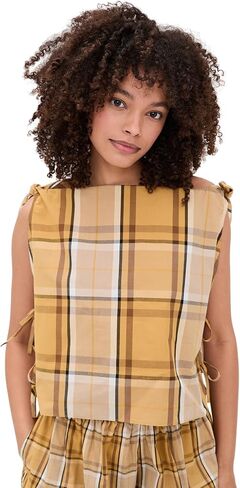 Sea Women's Copeland Plaid Top in Kuwait