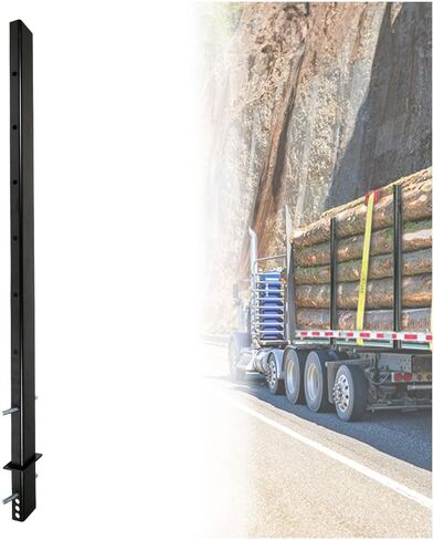 Mytee Products 54" Adjustable C Channel Pipe Stake for Flatbed Trailer Hauler (4 Pack) in Saudi Arabia