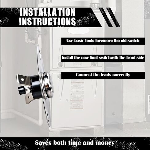 (عبوتان) مفتاح حد بدء تشغيل لهب الفرن، متوافق مع أفران كاريير براينت باين HH18HA452 L250، أجزاء مفاتيح حد استبدال الفرن in Kuwait