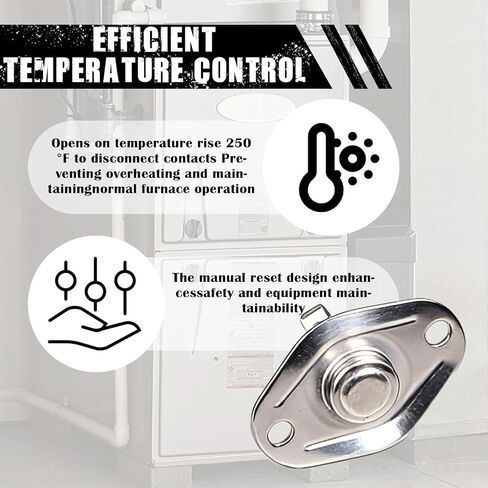 (عبوتان) مفتاح حد بدء تشغيل لهب الفرن، متوافق مع أفران كاريير براينت باين HH18HA452 L250، أجزاء مفاتيح حد استبدال الفرن in Kuwait