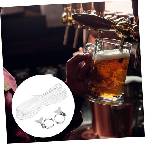 MAGICLULU High Strength Beer Kit Flexible Hose Draft Beer Hose Clamps Brewing Gas Tubing for Home Commercial Use in Saudi Arabia