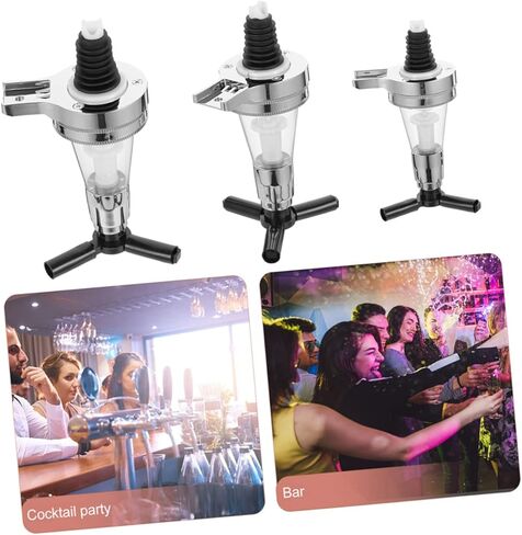 3pcs Wall Mounted Liquor Dispenser with Precise Control for Home Bars and Parties Use Wine Dispenser for Cocktails and Spirits in Saudi Arabia