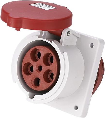 63A3P+N+PE industrial socket MN6531 *63A*220V-380V(240V-415V)*5 holes*23.9KW in Kuwait