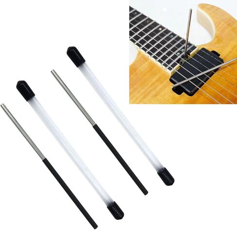 2Pcs Electric Guitar Spoke Wheel Nut Adjustment Rod Steel Bar Adjusting Repair Tool for Luthier in Saudi Arabia
