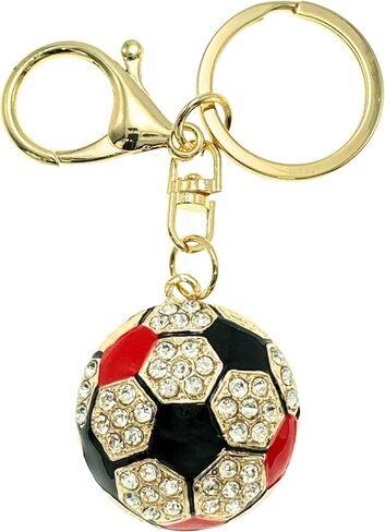 Opalescent Elephant Keychain for Women - Rhinestone Purse Charm with Gold Chain, Split Ring & Lobster Clip - 4.6" Long Bag Accessory in Saudi Arabia