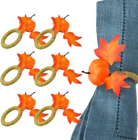 مجموعة حلقات المناديل مكونة من 6 حوامل حلقات منديل على شكل نجم البحر الأزرق للمناديل القماشية وأبازيم منديل ريفي للحرف اليدوية وإعداد طاولة الطعام وديكور الصيف والشواطئ وحفلات الزفاف الساحلية in Kuwait