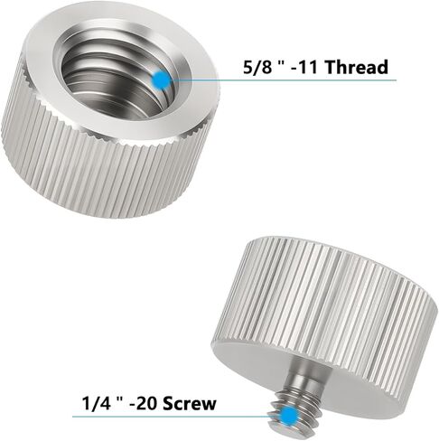 محول برغي ذكر CAMVATE 5/8"-11 أنثى إلى 1/4"-20 لحامل ثلاثي القوائم لمستوى الليزر-3778 in Saudi Arabia