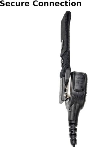 فتحة مشبك لحامل ميكروفون الراديو، ومشابك ميكروفون على الكتف لإنفاذ القانون، حامل ميكروفون أسود تقليدي لزي المستجيب الأول in Kuwait