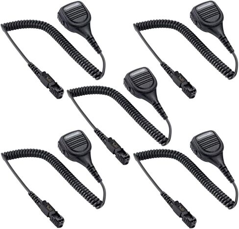 Commountain 5 Pack-Speaker Mic Compatible with Motorola Potable Radios R5 XPR 3500e XPR 3300e XPR3500e XPR3300e XPR3500 XPR3300, Noise Reduction Shoulder Microphone in Saudi Arabia