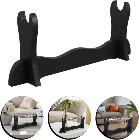 حامل عرض الفلوت حامل سطح المكتب طبقة واحدة رف تخزين الآلات الموسيقية موفر للمساحة للمنزل وغرفة الموسيقى in Kuwait