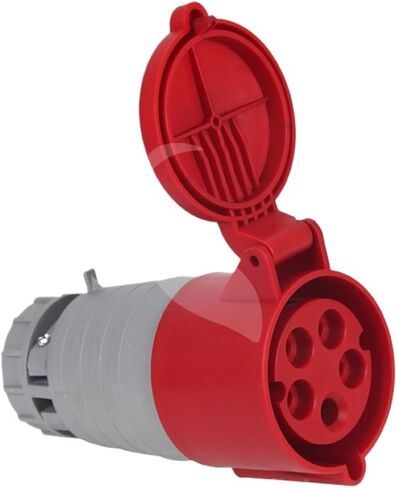 Industrial socket IP44 industrial waterproof connector AP-225 outdoor connector AP-225 Red 32A 5P 6h in Kuwait