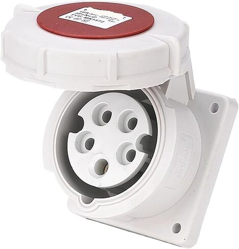 Waterproof industrial socket 16A, MN1532, 5-core industrial socket 16A 4P+PE IP67 in Kuwait