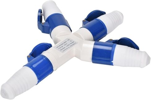 Three-way waterproof industrial aviation and socket non-explosion-proof connector Y-type one-point three 3/4/5 core 16A32A set(GP 1025 5P32A tee) in Kuwait