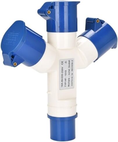 Three-way waterproof industrial aviation and socket non-explosion-proof connector Y-type one-point three 3/4/5 core 16A32A set(GP 1025 5P32A tee) in Saudi Arabia