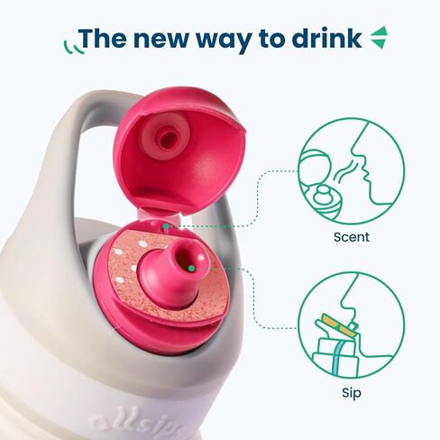 Allsips 3 كبسولات بنكهة ScentSip المنعشة | القرون بنكهة الليمون والجريب فروت والفراولة in Kuwait