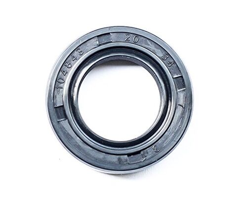 EAI Oil Seal 20mm X 34mm X 7mm TC Double Lip w/Spring. Metal Case w/Nitrile Rubber Coating in Saudi Arabia
