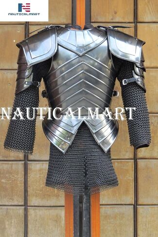 درع قتالي، درع صدري من Brienne of Tarth Armor مع بولدرون، زي Chainmail الوظيفي للهالوين in Saudi Arabia