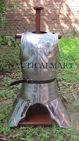 NauticalMart لوحة درع العصور الوسطى LARP cuirass لوحة صدرية للهالوين مع حزام تيسيت in Saudi Arabia