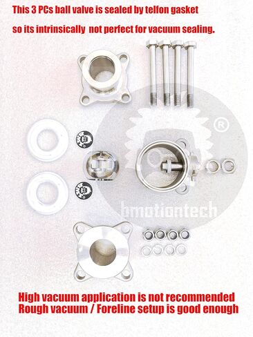 ISO-KF NW25 KF25 صمام كروي ذو شفة، صمام إيقاف، صمام عزل، جيد لإعداد خط المقدمة الفراغي (شفة KF25) in Saudi Arabia