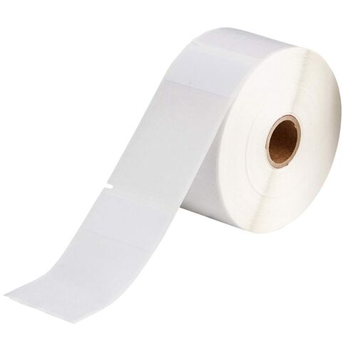 Brady THT-27-427-.5-SC 2" Width x 3.75" Height, B-427 Self-Laminating Vinyl, Matte Finish White/Translucent Thermal Transfer Printable Label - 1" Core (500 per Roll) in Saudi Arabia