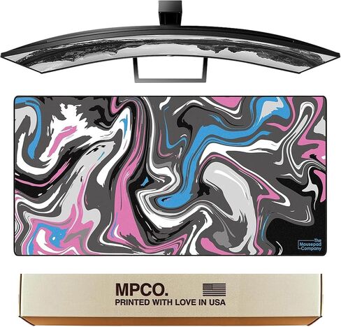 لوحة ماوس ألعاب كبيرة الحجم من The Mousepad Company Original Sunset Silk مكتب كامل (كبير (36 بوصة × 17 بوصة) in Kuwait