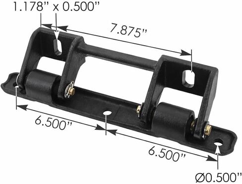 Pivot Hood Hinge for Freightliner P4 – Cast 14-7/8in Overall Length – Compatible with OEM A1720852000 A17-20852-000 in Saudi Arabia